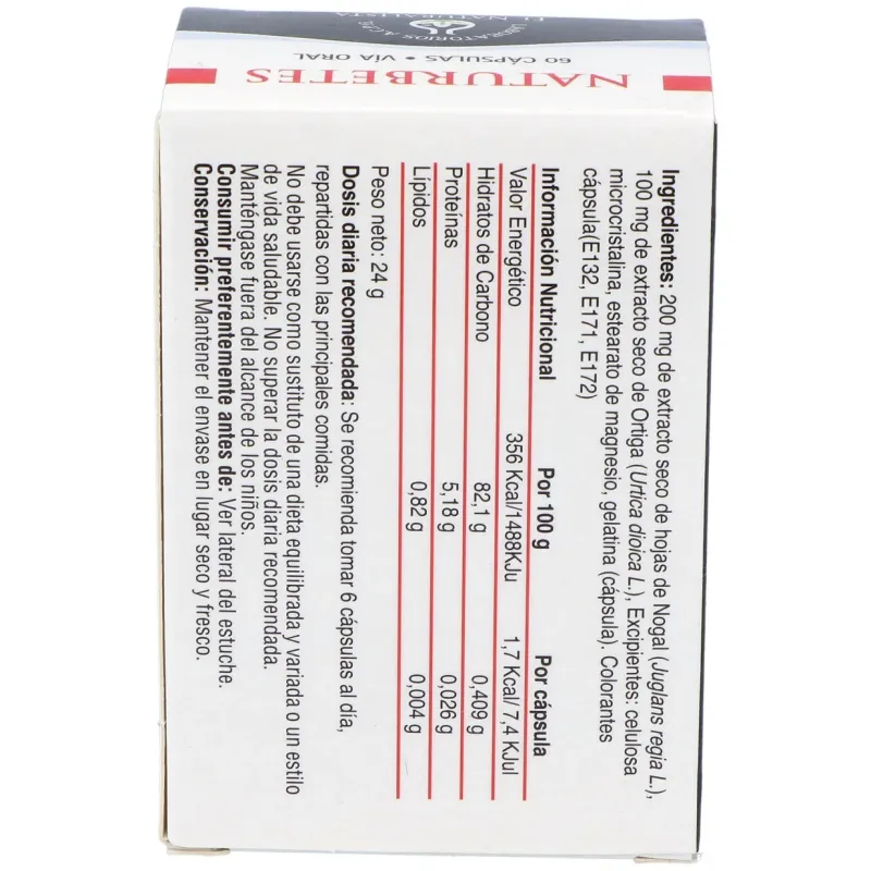 Naturbetes 60cap. | Farmacia Barata
