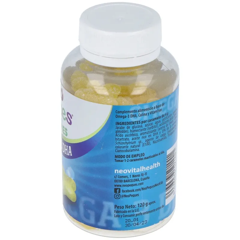 Neo peques gummies omega 3 dha 30gominolas | Farmacia Barata