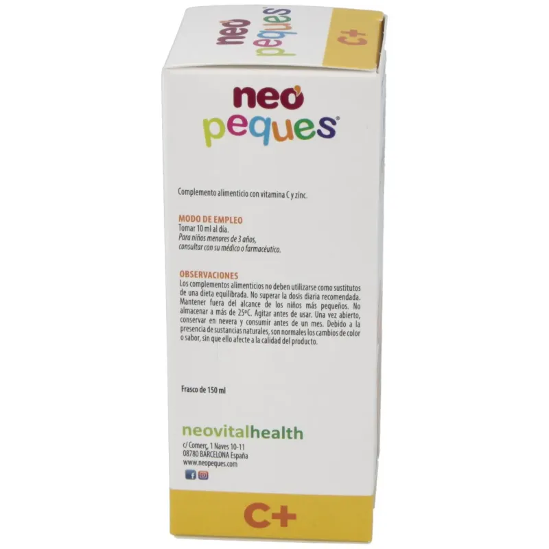 Neo peques vitamina c+ 150ml | Farmacia Barata