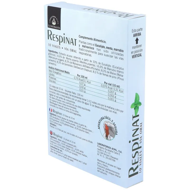 El naturalista respinat 10 viales | Farmacia Barata
