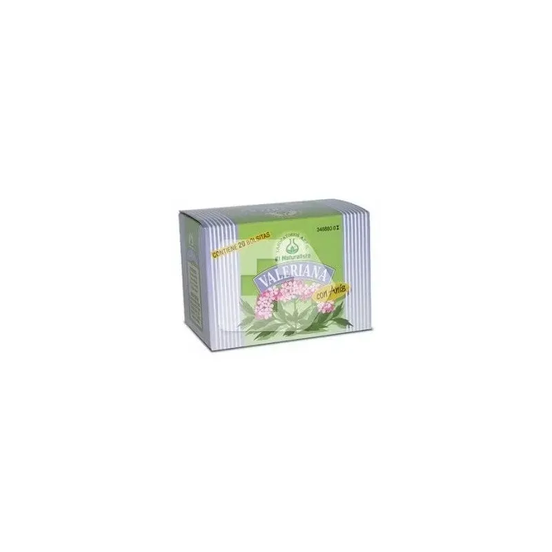 El naturalista valeriana con anis 20 infusiones | Farmacia Barata