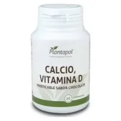 Plantapol calcio vitamina d masticable sabor chocolate 60caps