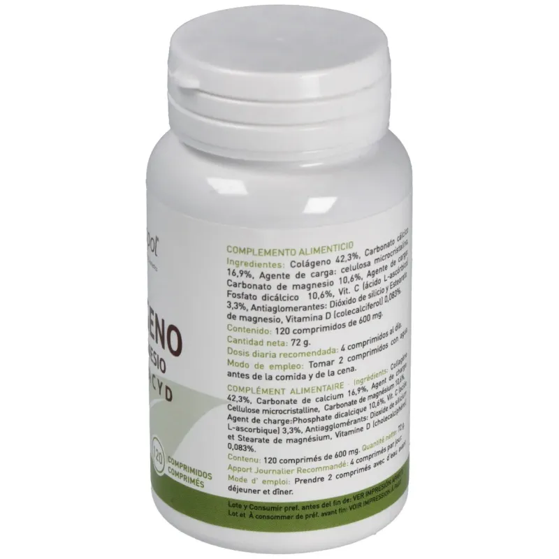 Plantapol colageno con magnesio y vitamina c y d 120comp | Farmacia Barata