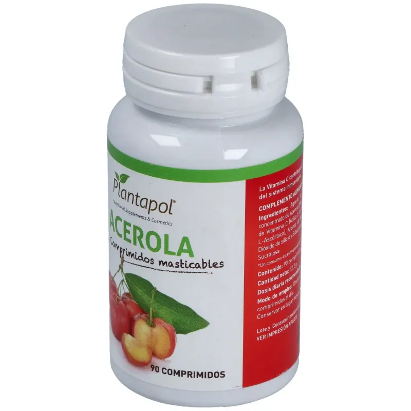 Acerola masticable 90comp. | Farmacia Barata