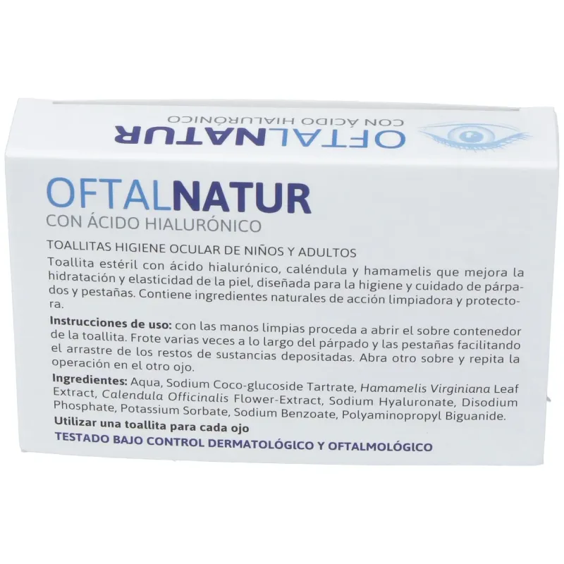 El naturalista oftalnatur 15 toallitas | Farmacia Barata