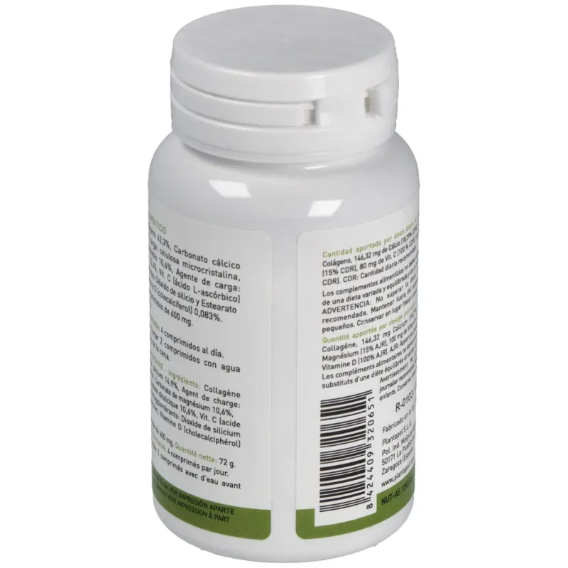 Plantapol colageno con magnesio y vitamina c y d 120comp | Farmacia Barata