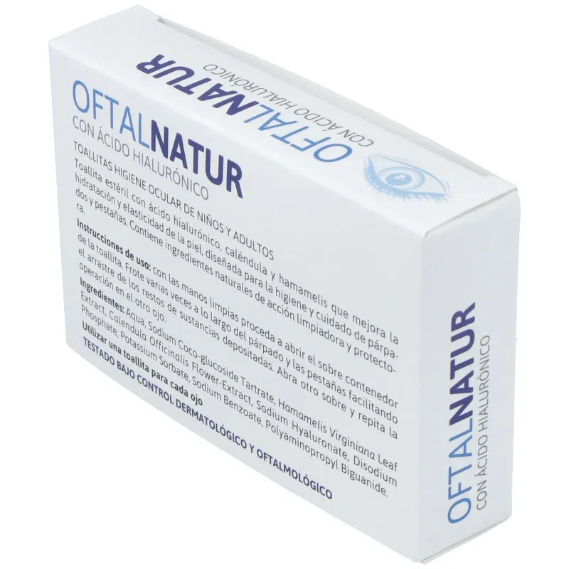 El naturalista oftalnatur 15 toallitas | Farmacia Barata