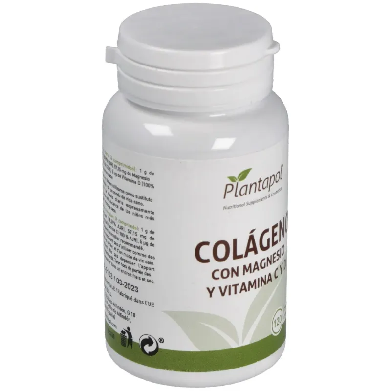 Plantapol colageno con magnesio y vitamina c y d 120comp | Farmacia Barata