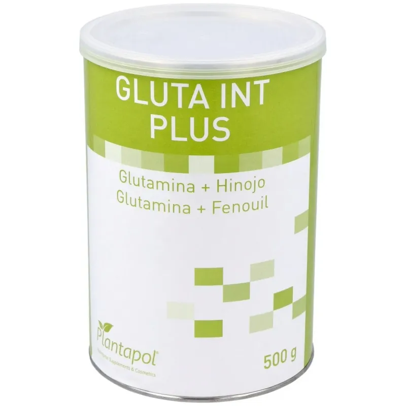 Plantapol gluta int plus polvo de glutamina + hinojo 500g | Farmacia Barata