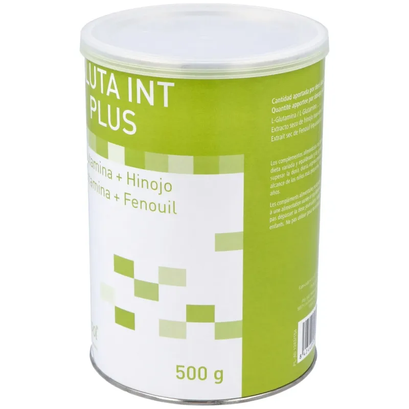 Plantapol gluta int plus polvo de glutamina + hinojo 500g | Farmacia Barata