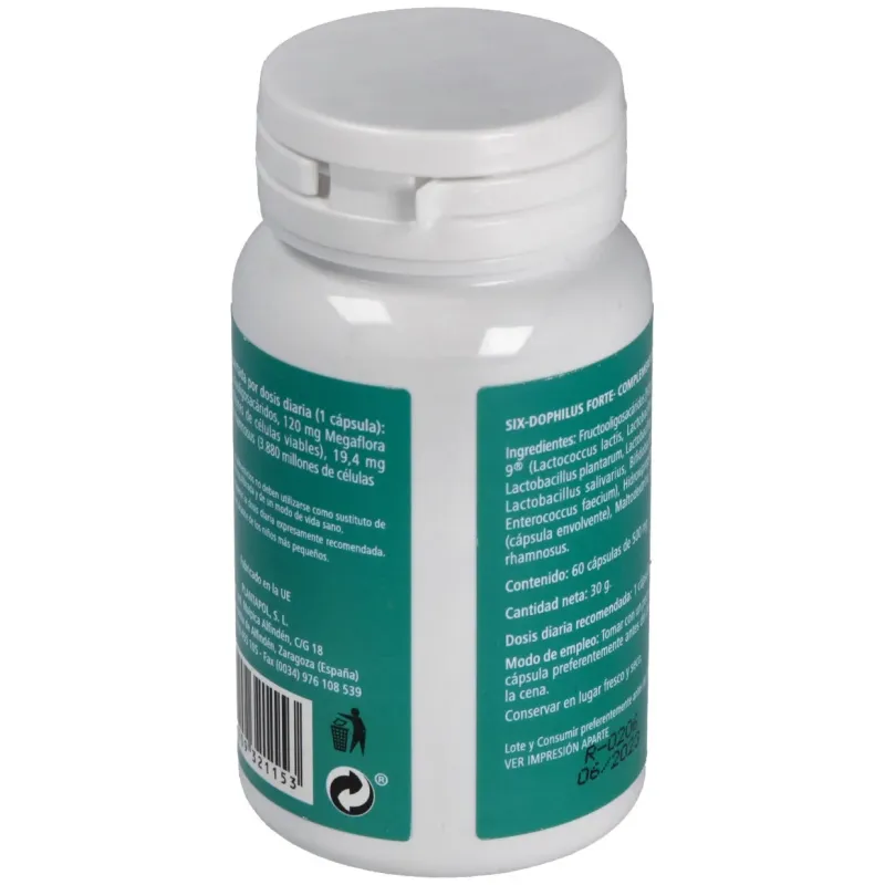 Six dophilus forte 60cap. | Farmacia Barata