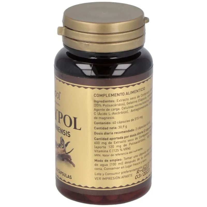 Cordypol cordyceps + vit c 60cap. | Farmacia Barata