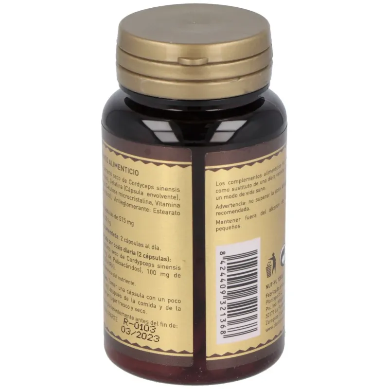 Cordypol cordyceps + vit c 60cap. | Farmacia Barata