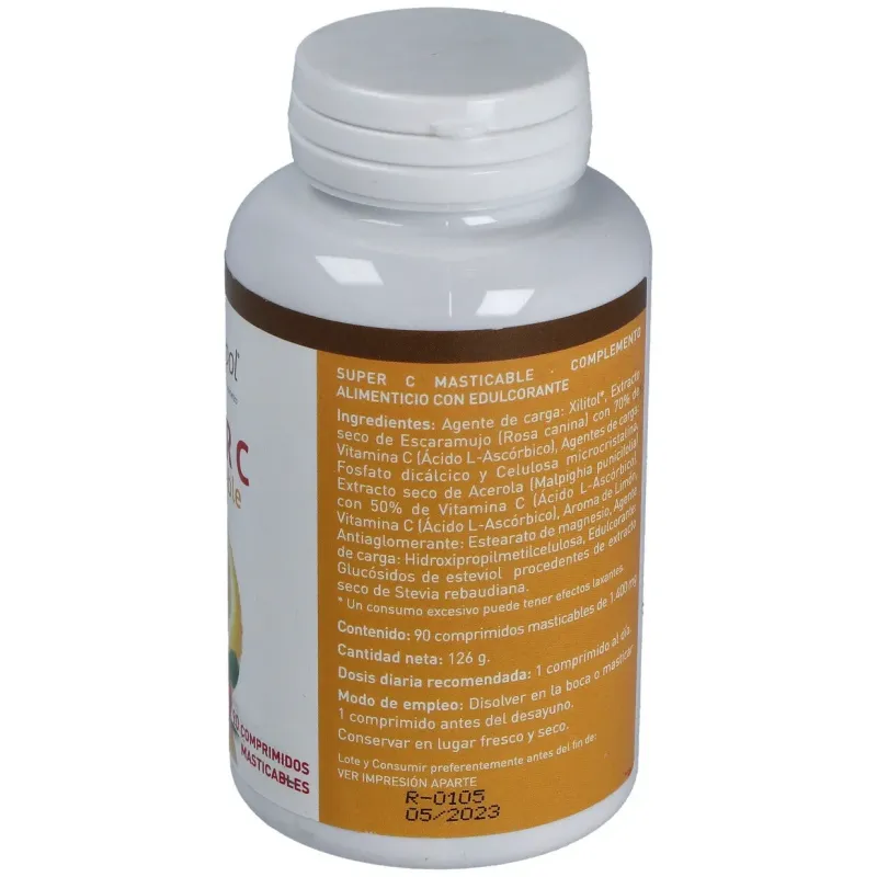 Plantapol vitamina super c masticable 60comp | Farmacia Barata