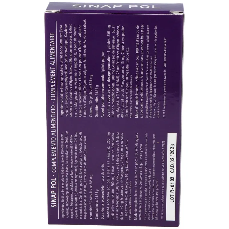 Plantapol sinap pol 30caps | Farmacia Barata