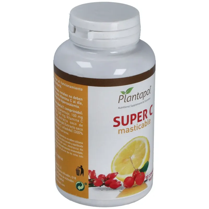 Plantapol vitamina super c masticable 60comp | Farmacia Barata