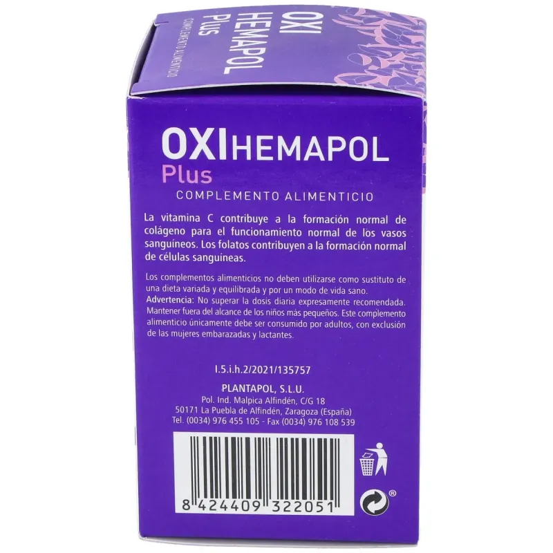 Plantapol oxi hemapol plus 60caps | Farmacia Barata