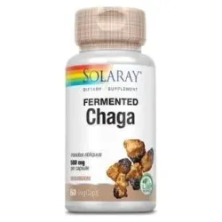 Solaray chaga fermented 500mg 60caps