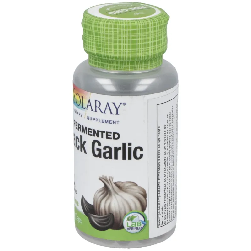 Black garlic bulb (ajo negro) 500mg. 50cap. | Farmacia Barata