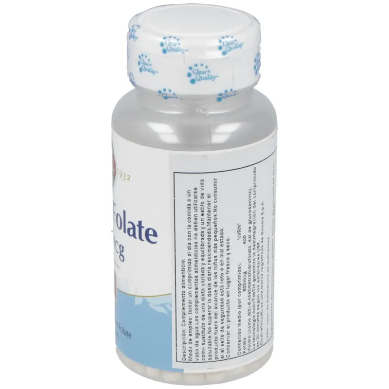 Metil folate 800mcg. 90comp. | Farmacia Barata