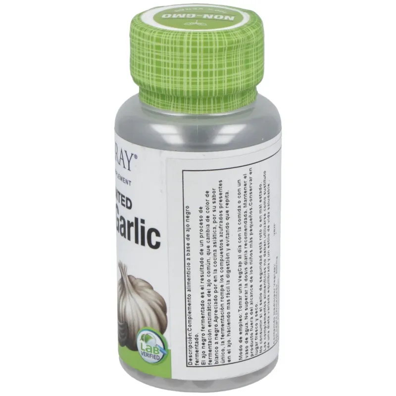 Black garlic bulb (ajo negro) 500mg. 50cap. | Farmacia Barata