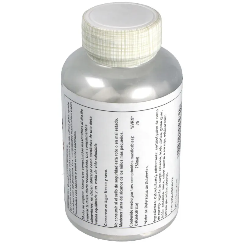 Calcio citrato 1000mg. sabor naranja 60comp.mast. | Farmacia Barata