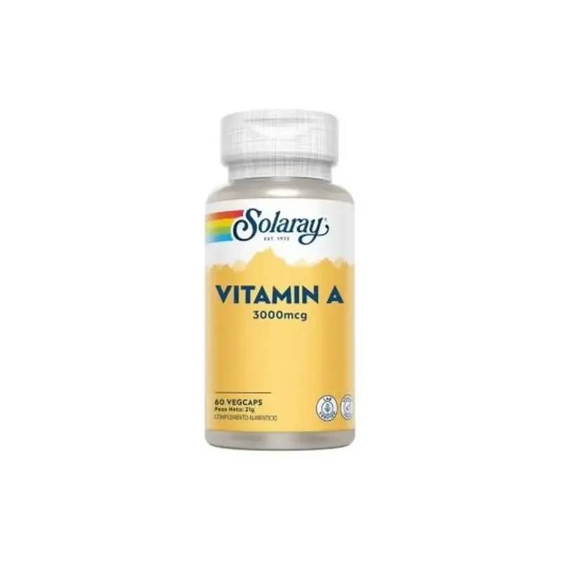 Solaray vitamina a 3000mcg 60caps | Farmacia Barata