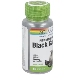 Black garlic bulb (ajo negro) 500mg. 50cap. | Farmacia Barata