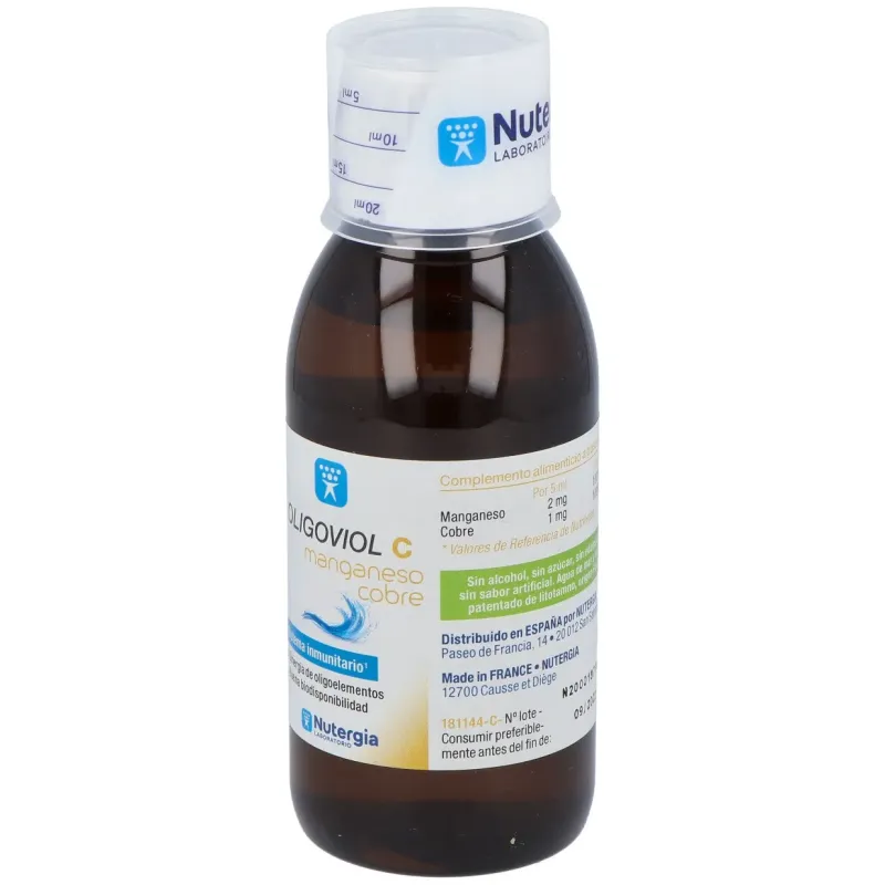 Oligoviol sm-c manganeso-cobre 150ml. | Farmacia Barata Oligoviol sm-c manganeso-cobre 150ml. | Farmacia Barata