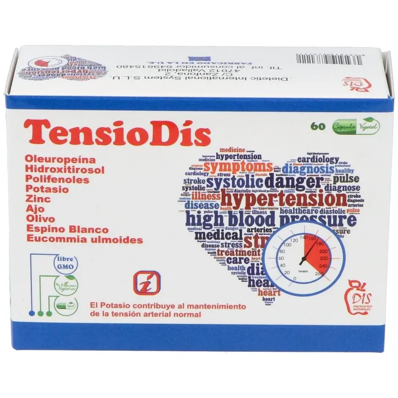 Dis tensiodis 60caps | Farmacia Barata
