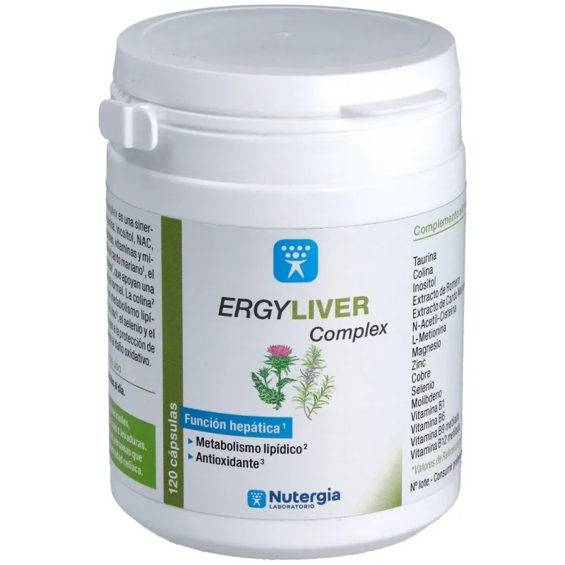Nutergia ergyliver complex 120caps | Farmacia Barata