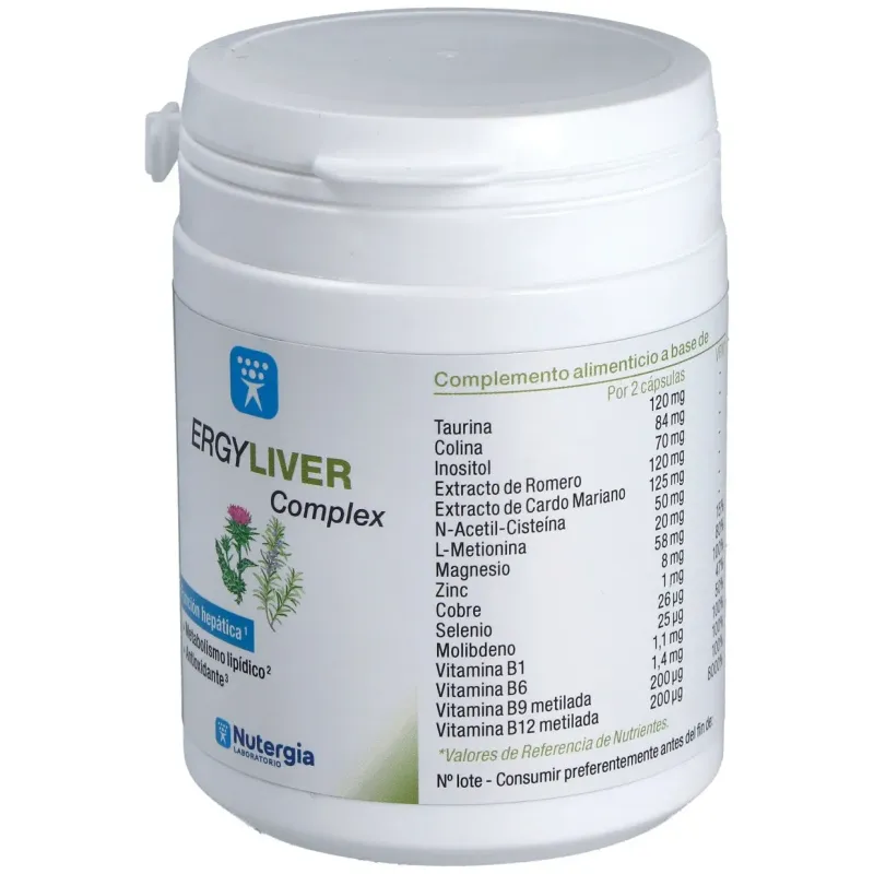Nutergia ergyliver complex 120caps | Farmacia Barata