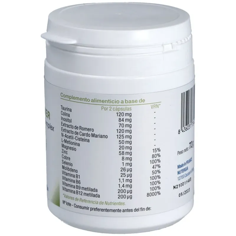 Nutergia ergyliver complex 120caps | Farmacia Barata