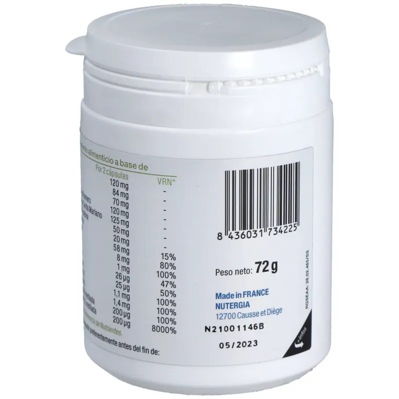 Nutergia ergyliver complex 120caps | Farmacia Barata
