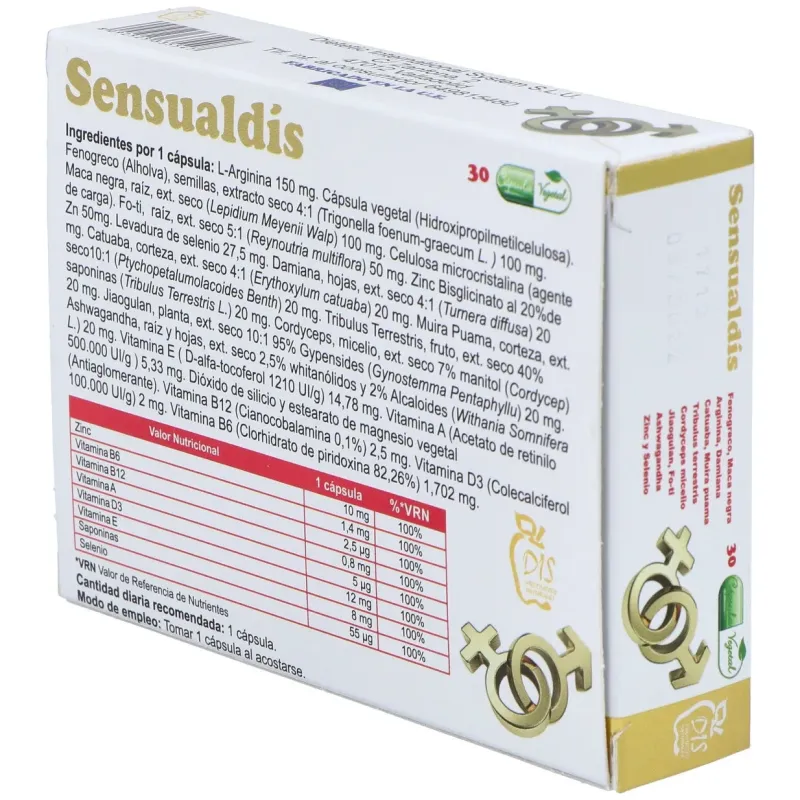 Dis sensualdis 30cap dis | Farmacia Barata