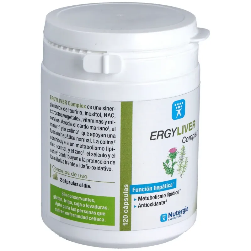 Nutergia ergyliver complex 120caps | Farmacia Barata