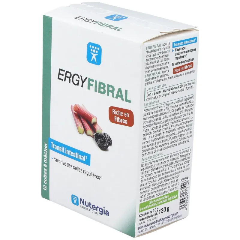 Ergyfibral 12cubos | Farmacia Barata