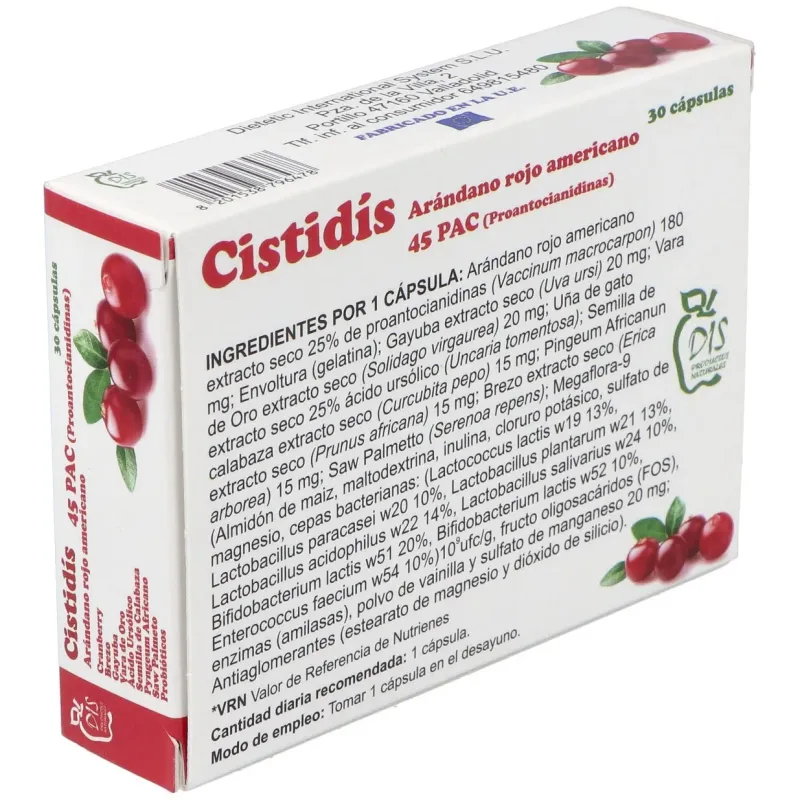 Cistidis 30cap. | Farmacia Barata Cistidis 30cap. | Farmacia Barata