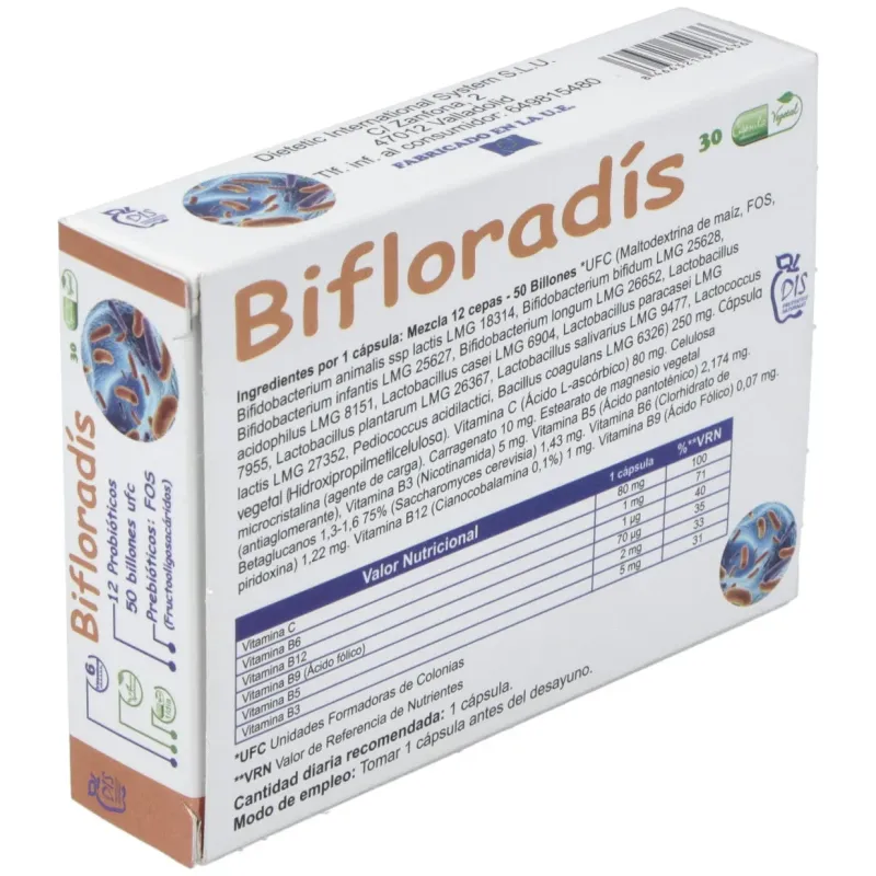Dis bifloradis 30caps | Farmacia Barata