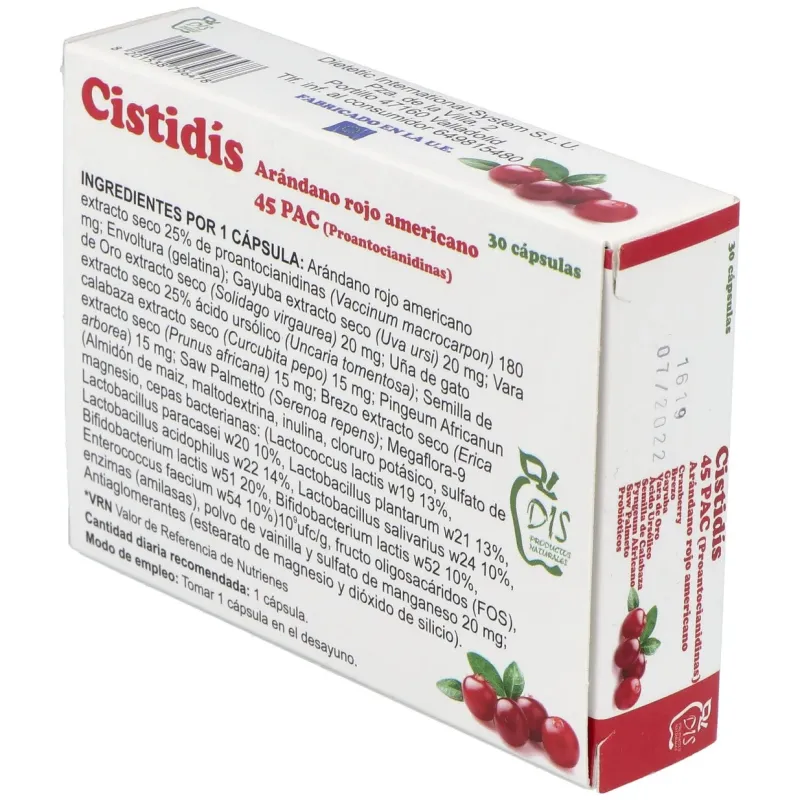 Cistidis 30cap. | Farmacia Barata Cistidis 30cap. | Farmacia Barata
