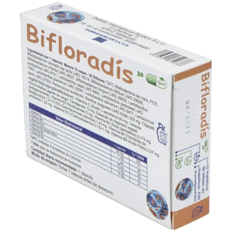 Dis bifloradis 30caps | Farmacia Barata