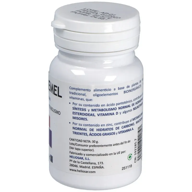 Heliosar complemel 60 cápsulas | Farmacia Barata