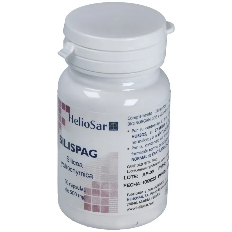 Heliosar silispag 500mg 60caps | Farmacia Barata
