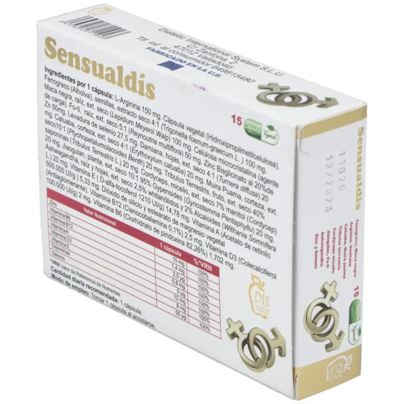Dis sensualdis 15caps | Farmacia Barata