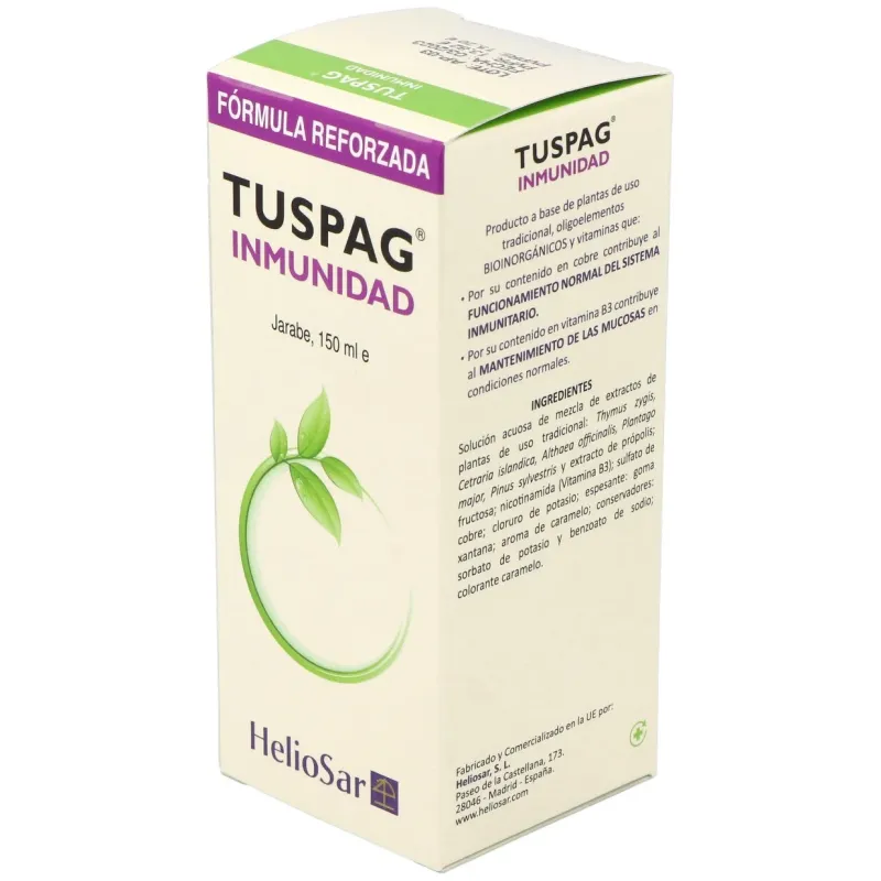 Tuspag inmunidad 150ml. | Farmacia Barata Tuspag inmunidad 150ml. | Farmacia Barata