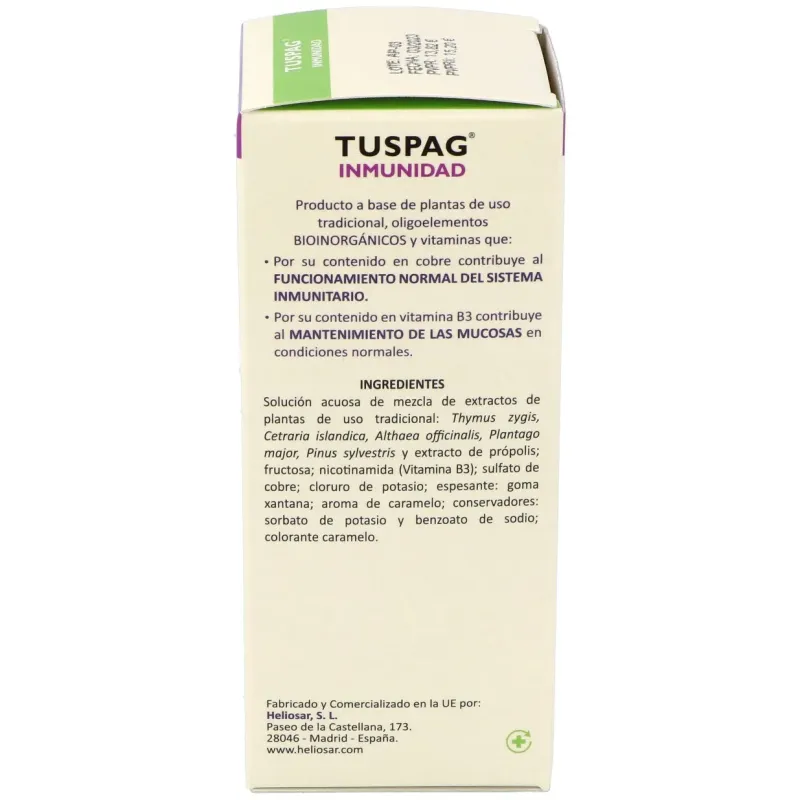 Tuspag inmunidad 150ml. | Farmacia Barata Tuspag inmunidad 150ml. | Farmacia Barata