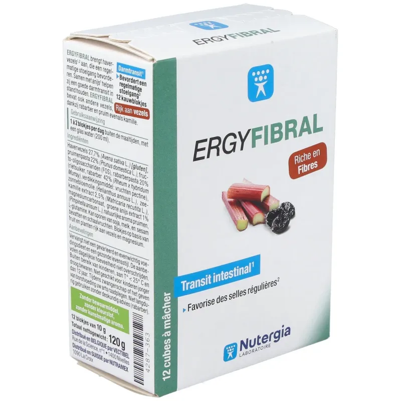 Ergyfibral 12cubos | Farmacia Barata