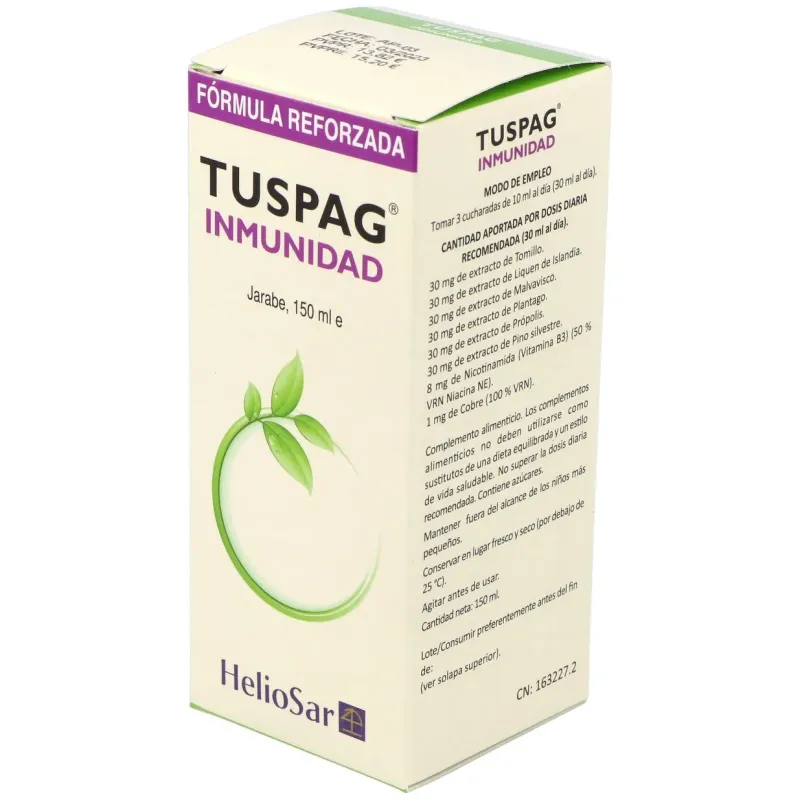 Tuspag inmunidad 150ml. | Farmacia Barata Tuspag inmunidad 150ml. | Farmacia Barata