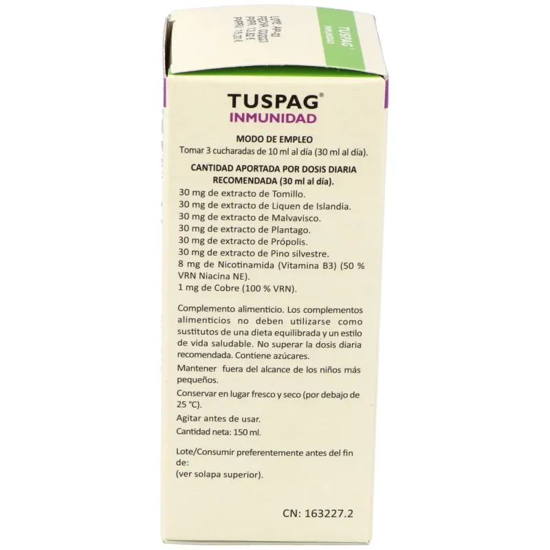 Tuspag inmunidad 150ml. | Farmacia Barata Tuspag inmunidad 150ml. | Farmacia Barata