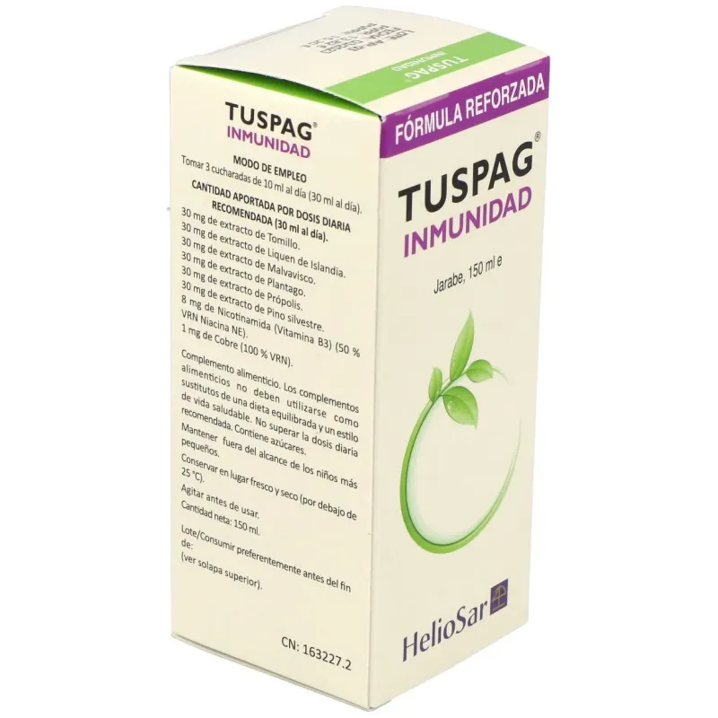 Tuspag inmunidad 150ml. | Farmacia Barata Tuspag inmunidad 150ml. | Farmacia Barata